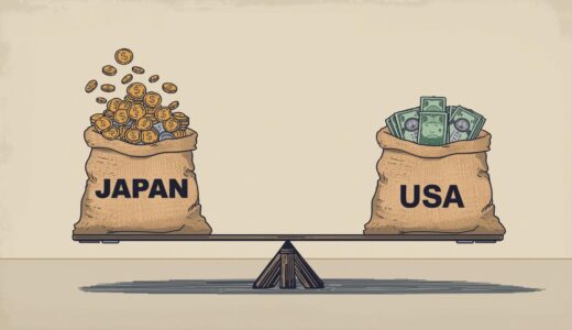 25年前と日米時価総額トップ10を比べてみた